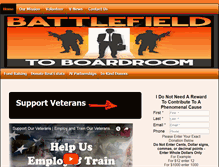 Tablet Screenshot of battlefield-to-boardroom.com